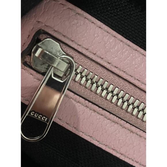 GUCCI Logo GG Psychedelic Backpack Bag Supreme Leather Black Pink Italy 14FB854 - Picture 8 of 16